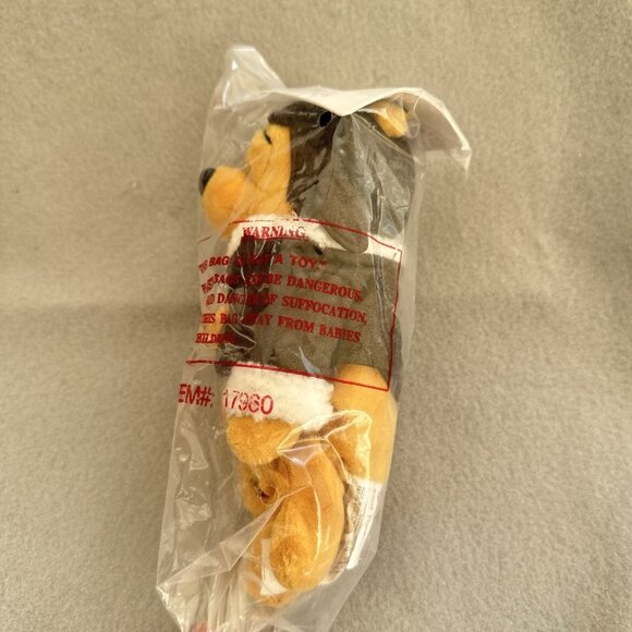 Winnie The Pooh Pilot Pooh The Disney Store Bean Bag 8" Plush Stuffed Toy - Picture 8 of 8